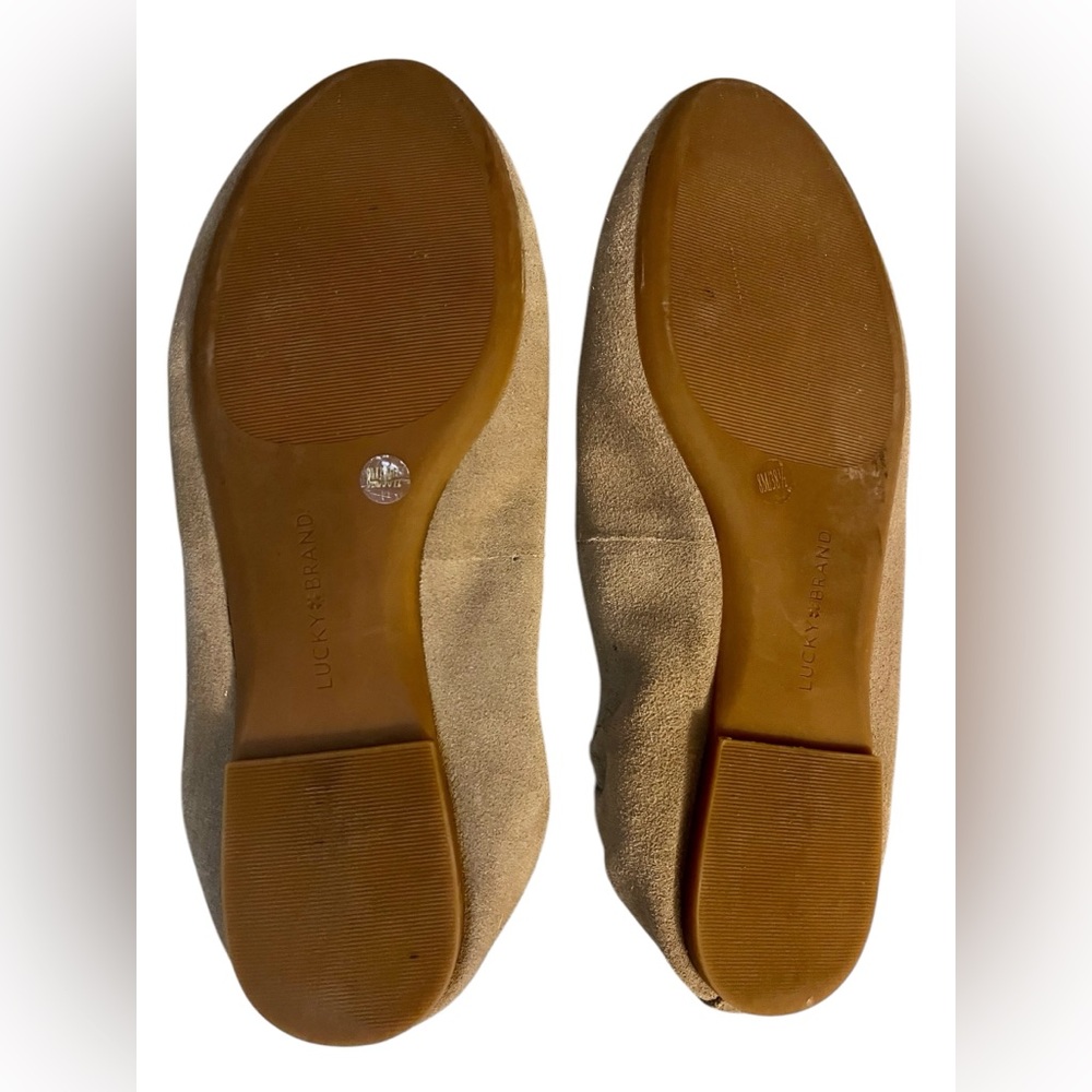 Lucky Brand Tan Suede Loafers - Picture 6 of 8